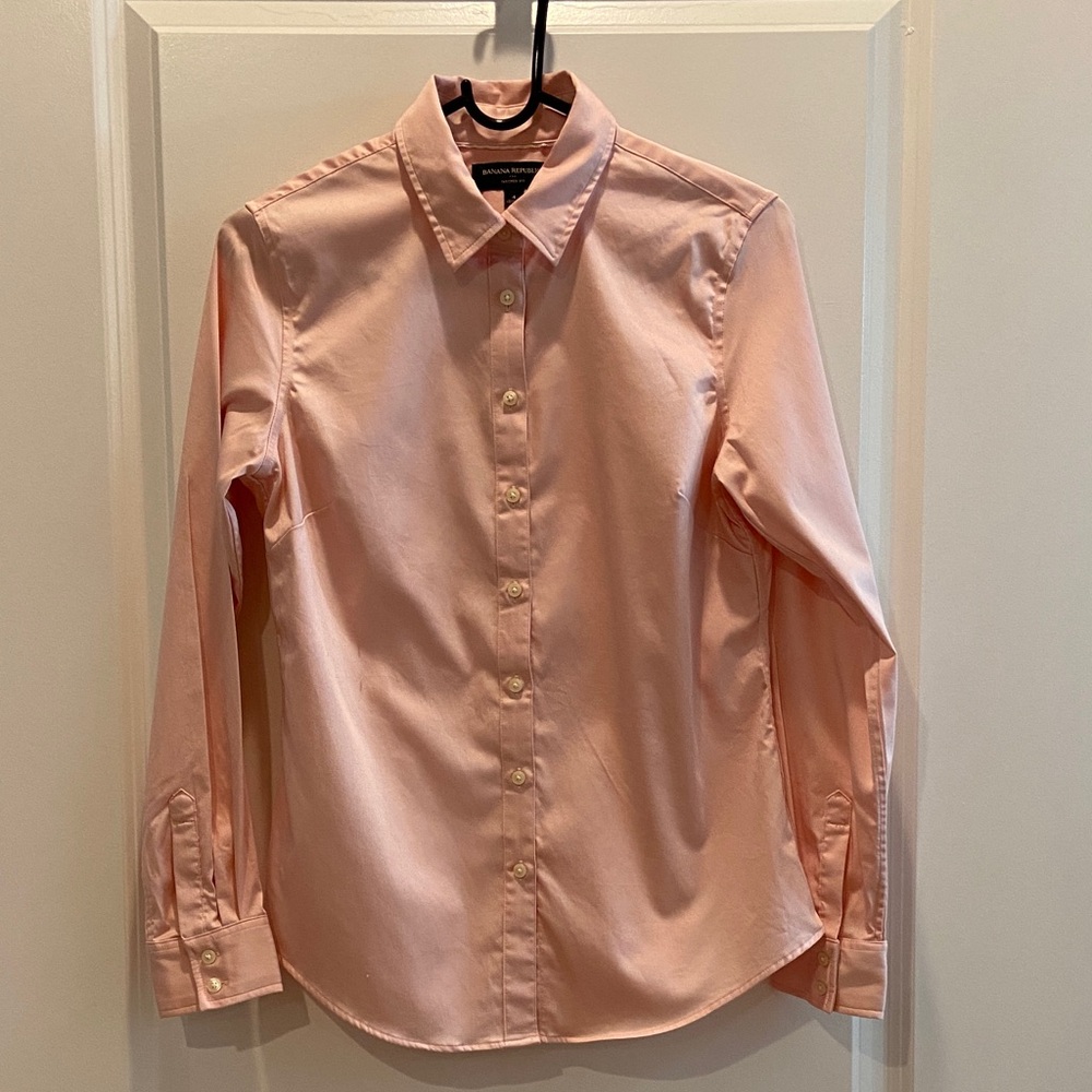 Banana Republic Pink Button Down Shirt